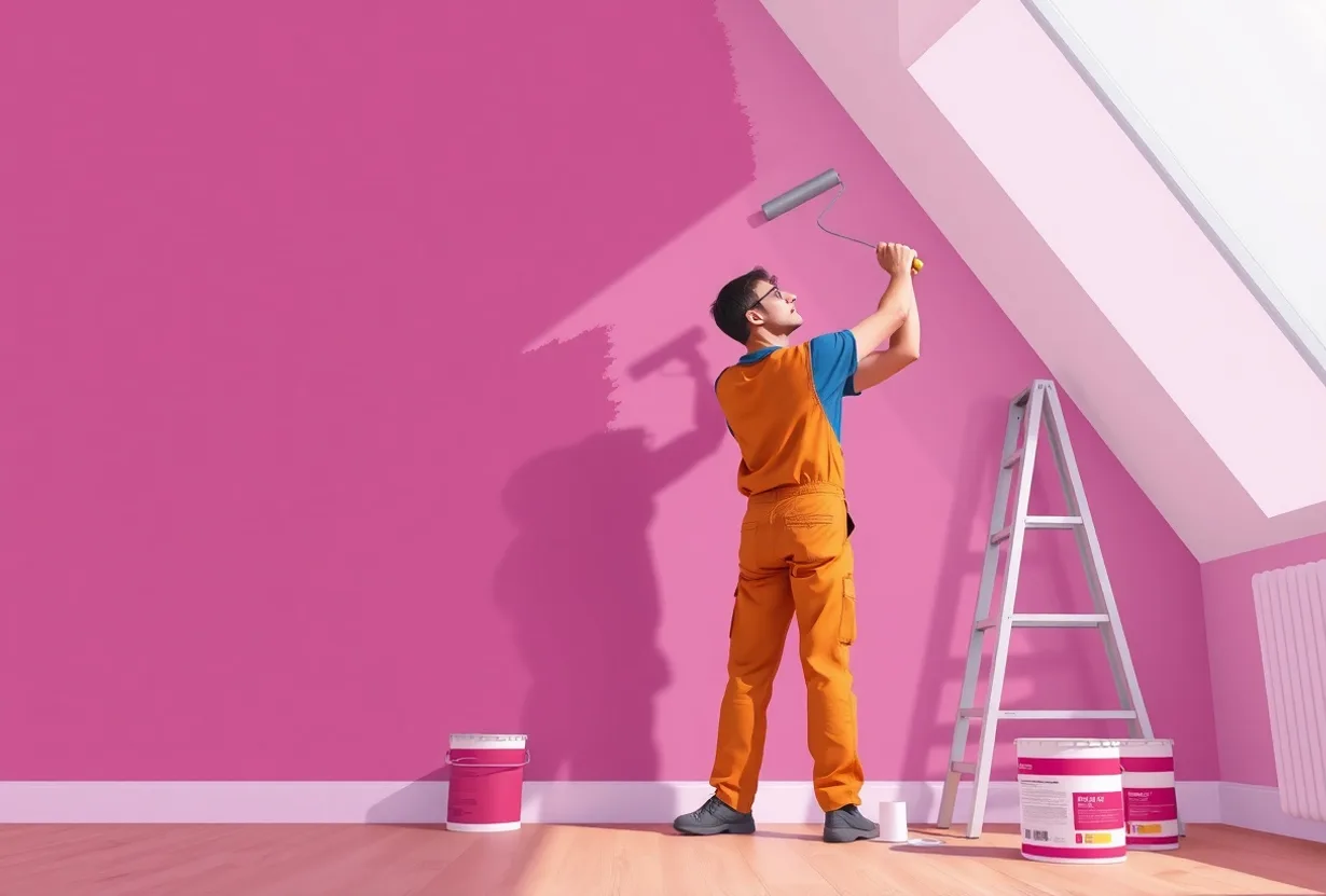 Peintre Gujan-Mestras 33470 en intervention sur un chantier